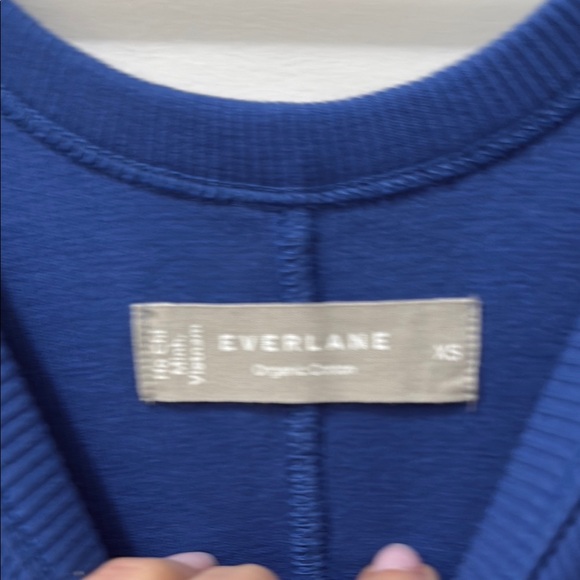 Everlane Royal Blue Ribbed Tank Midi Dress - Picture 3 of 4